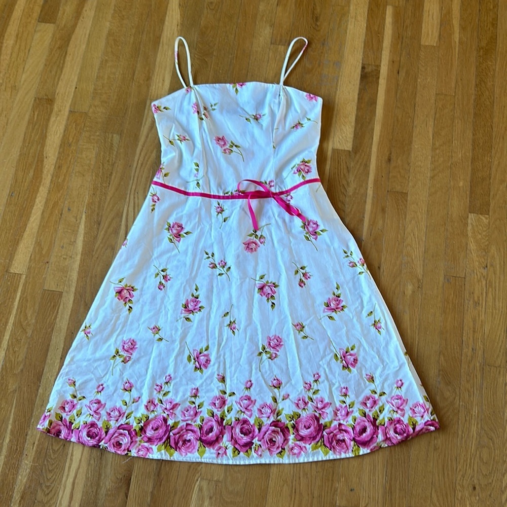 Early 2000 cotton dress size 7 hourglass brand